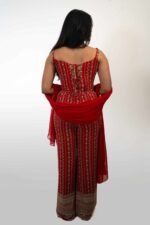 Bright Red Corset Co-ord set - Image 4