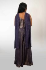 Purple Silk Corset Co-ord set - Image 4