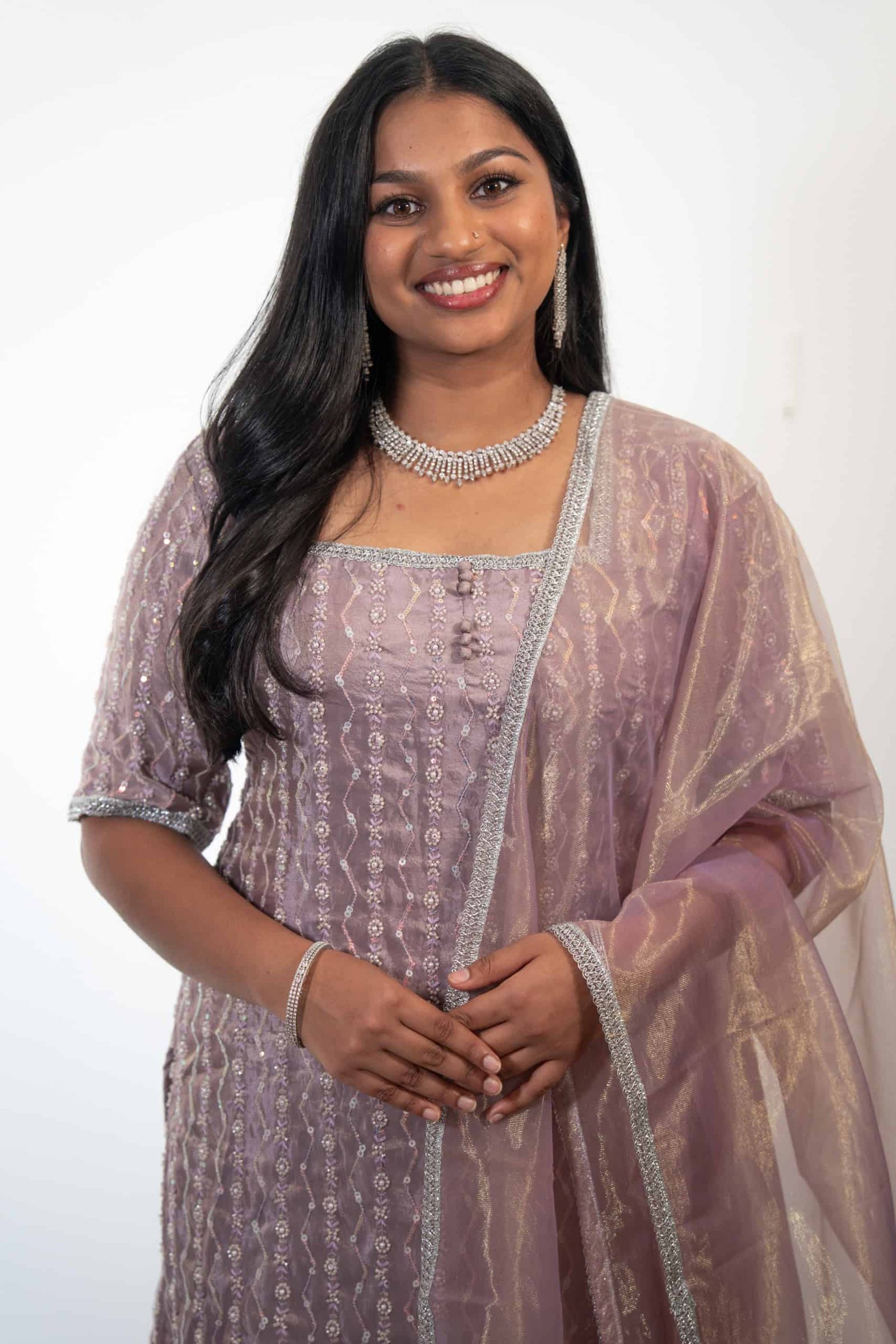 DSC03158-scaled-1.jpg Lavender Tissue Silk Sharara Suit - Image 1