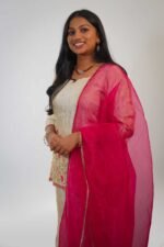 Tissue Silk Sharara Suit - Image 2