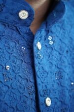 Classic Blue Kurta - Image 2