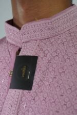 Soft Pink Kurta Pajama - Image 2