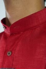 Rich Red Kurta - Image 2