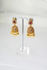 Royal Ruby Jhumkas