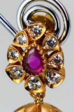 Royal Ruby Jhumkas - Image 3