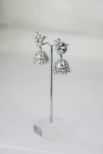 Crystal Bloom Jhumka - Image 2