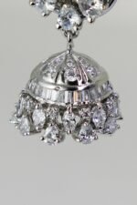 Crystal Bloom Jhumka - Image 3