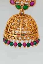 Royal Peacock Jhumka - Image 4