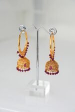 Ruby Hoop Jhumka