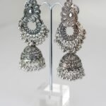 Oxidised Tribal Jhumka