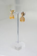 Golden Sparkle Jhumka - Image 2