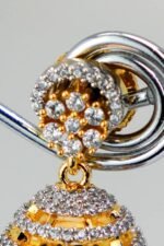 Golden Sparkle Jhumka - Image 3