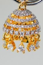 Golden Sparkle Jhumka - Image 4