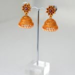 Floral Radiance Jhumka