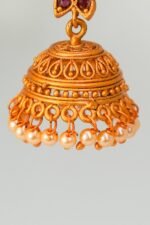 Floral Radiance Jhumka - Image 4