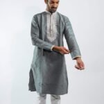 Elegant Grey Kurta Pajama