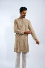 Elegant Beige Kurta Pajama