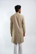Elegant Beige Kurta Pajama - Image 4