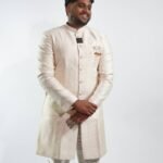 Royal Warm White Sherwani Set