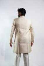 Royal Warm White Sherwani Set - Image 4