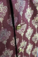Deep Maroon Sherwani Set - Image 3