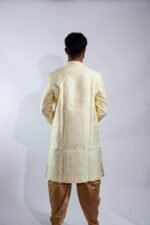 Dashing Cream Sherwani Set - Image 2