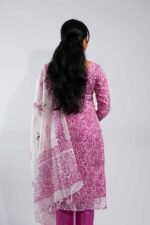 Aurora Floral Pink Salwar Suit - Image 4