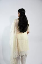 Handwork Warm White Salwar Suit - Image 4