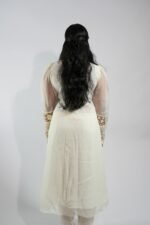 Divine Warm White Frock Kurti - Image 4