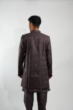 Ethereal Deep Merlot Sherwani Set - Image 2